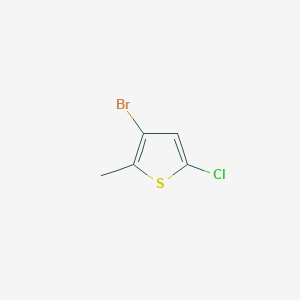 molecular formula C5H4BrClS B3329606 3-Bromo-5-chloro-2-methylthiophene CAS No. 61074-71-3