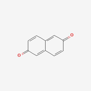 molecular formula C10H6O2 B3329612 Naphthalene-2,6-dione CAS No. 613-20-7
