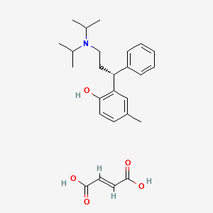 molecular formula C26H35NO5 B3329637 Tolterodine fumarate CAS No. 615254-93-8