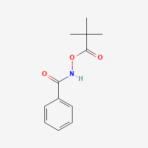 molecular formula C12H15NO3 B3329648 PHENYLFORMAMIDO 2,2-DIMETHYLPROPANOATE CAS No. 61650-22-4