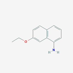 molecular formula C12H13NO B3329697 7-Ethoxynaphthalen-1-amine CAS No. 624729-64-2