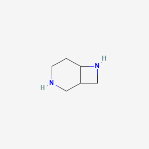 molecular formula C6H12N2 B3329754 3,7-Diazabicyclo[4.2.0]octane CAS No. 63105-76-0