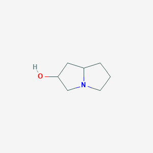 B3329757 (2S,7aS)-Hexahydro-1H-pyrrolizin-2-ol CAS No. 63121-32-4