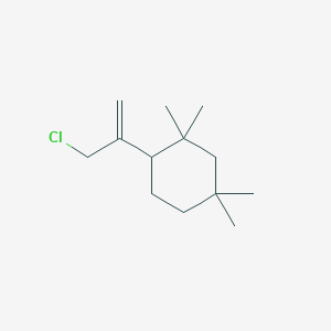 molecular formula C13H23Cl B3329766 1-(1-Chloromethyl-ethenyl)-2,2,4,4-tetramethylcyclohexane CAS No. 63216-72-8
