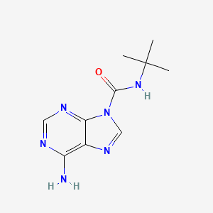 6-Amino-N-tert-butyl-9H-purine-9-carboxamide