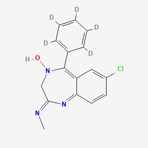 molecular formula C16H14ClN3O B3330039 Chlordiazepoxide-d5 CAS No. 65891-81-8