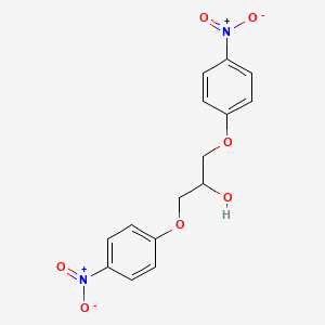 molecular formula C15H14N2O7 B3330045 1,3-Bis(4-nitrophenoxy)propan-2-ol CAS No. 65911-02-6