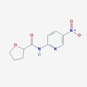 molecular formula C10H11N3O4 B333005 N-(5-nitropyridin-2-yl)oxolane-2-carboxamide 