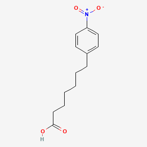 molecular formula C13H17NO4 B3330076 7-(4-Nitrophenyl)heptanoic acid CAS No. 66147-99-7