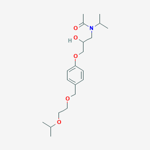 molecular formula C20H33NO5 B3330124 N-Acetyl bisoprolol CAS No. 66722-65-4