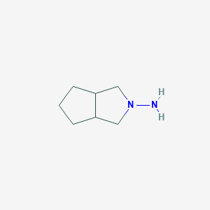 molecular formula C7H14N2 B033302 Hexahydrocyclopenta[c]pyrrol-2(1H)-amine CAS No. 54528-00-6