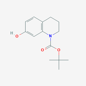 molecular formula C14H19NO3 B3330236 Tert-butyl 7-hydroxy-3,4-dihydroquinoline-1(2H)-carboxylate CAS No. 676254-89-0