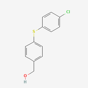 {4-[(4-Chlorophenyl)sulfanyl]phenyl}methanol