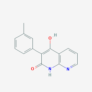 4-Hydroxy-3-(3-methylphenyl)-1,8-naphthyridin-2(1H)-one