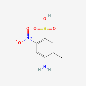 molecular formula C7H8N2O5S B3330291 2-Amino-4-nitrotoluene-5-sulfonic acid CAS No. 68061-95-0