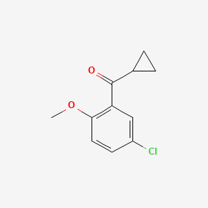 (5-Chloro-2-methoxyphenyl)(cyclopropyl)methanone