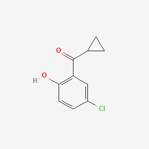 (5-Chloro-2-hydroxyphenyl)(cyclopropyl)methanone