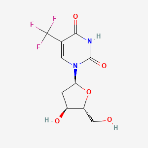 1-((2S,4S,5R)-4-Hydroxy-5-(hydroxymethyl)tetrahydrofuran-2-yl)-5-(trifluoromethyl)pyrimidine-2,4(1H,3H)-dione