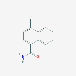 molecular formula C12H11NO B3330554 4-METHYLNAPHTHALENE-1-CARBOXAMIDE CAS No. 72084-14-1