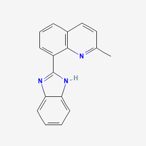 8-(1H-benzo[d]imidazol-2-yl)-2-methylquinoline