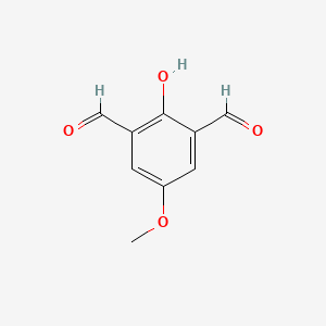 molecular formula C9H8O4 B3330695 2-Hydroxy-5-methoxyisophthalaldehyde CAS No. 73289-61-9