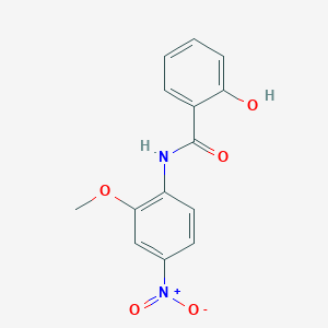 2-hydroxy-N-(2-methoxy-4-nitrophenyl)benzamide