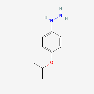 molecular formula C9H14N2O B3330741 (4-Isopropoxy-phenyl)-hydrazine CAS No. 736891-34-2