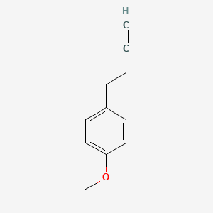 molecular formula C11H12O B3330745 1-(But-3-yn-1-yl)-4-methoxybenzene CAS No. 73780-78-6