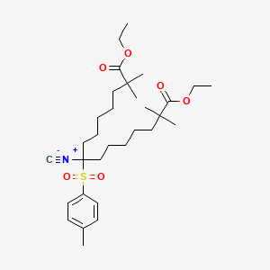 molecular formula C31H49NO6S B3330749 Diethyl 8-isocyano-2,2,14,14-tetramethyl-8-tosylpentadecanedioate CAS No. 738606-44-5