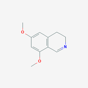 molecular formula C11H13NO2 B3330757 6,8-Dimethoxy-3,4-dihydroisoquinoline CAS No. 73903-24-9