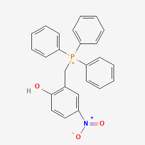 molecular formula C25H21NO3P+ B3330776 (2-Hydroxy-5-nitrobenzyl)triphenylphosphonium CAS No. 741624-27-1