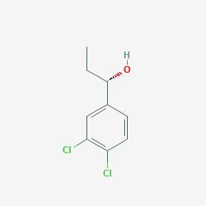 molecular formula C9H10Cl2O B3330785 (S)-1-(3,4-dichlorophenyl)propan-1-ol CAS No. 742107-59-1
