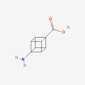 molecular formula C9H9NO2 B3330810 8-Aminocubane-1-carboxylic acid CAS No. 744995-90-2