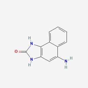 molecular formula C11H9N3O B3330860 5-Amino-1H-naphtho[1,2-d]imidazol-2(3H)-one CAS No. 75370-64-8