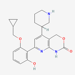 molecular formula C22H25N3O4 B3330891 Bay 65-1942 (R form) CAS No. 758683-21-5