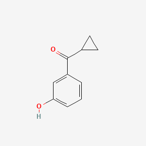 molecular formula C10H10O2 B3330914 Cyclopropyl(3-hydroxyphenyl)methanone CAS No. 76106-47-3