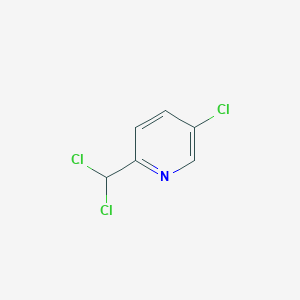 molecular formula C6H4Cl3N B3330934 5-chloro-2-(dichloromethyl)pyridine CAS No. 76469-40-4