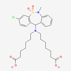 molecular formula C28H37ClN2O6S B3330970 Tianeptine Impurity E CAS No. 768351-55-9