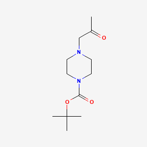 molecular formula C12H22N2O3 B3331022 Tert-butyl 4-(2-oxopropyl)piperazine-1-carboxylate CAS No. 77279-22-2