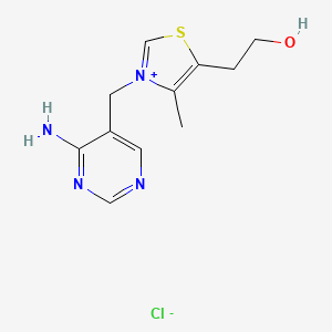 3-[(4-Aminopyrimidin-5-yl)methyl]-5-(2-hydroxyethyl)-4-methyl-1,3-thiazol-3-ium chloride