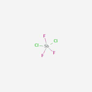 molecular formula Cl2F3S B3331083 Antimony dichlorotrifluoride CAS No. 7791-16-4