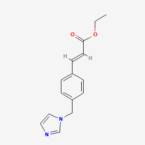 molecular formula C15H16N2O2 B3331150 OZAGREL IMPURITY I CAS No. 78712-80-8