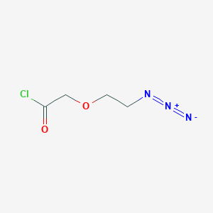 molecular formula C4H6ClN3O2 B3331233 Azido-PEG1-CH2COO-Cl CAS No. 79598-49-5