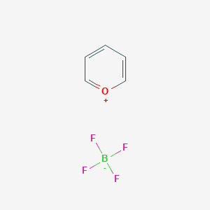 molecular formula C5H5BF4O B3331278 Pyrylium tetrafluoroborate CAS No. 80279-50-1