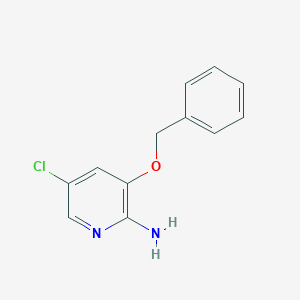 molecular formula C12H11ClN2O B3331336 3-(Benzyloxy)-5-chloro-2-pyridinamine CAS No. 81066-66-2
