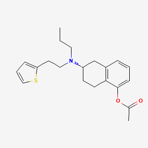 molecular formula C21H27NO2S B3331456 O-Acetylrotigotine CAS No. 835654-68-7