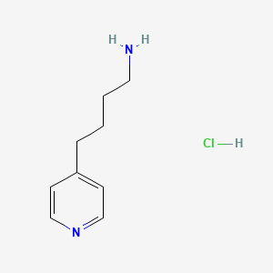 molecular formula C9H15ClN2 B3331539 4-(4-Pyridyl)-1-butanamine Hydrochloride CAS No. 84359-21-7