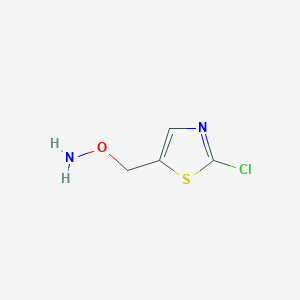 molecular formula C4H5ClN2OS B3331695 O-((2-chlorothiazol-5-yl)methyl)hydroxylamine CAS No. 854382-65-3