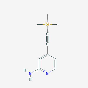 molecular formula C10H14N2Si B3331980 4-((Trimethylsilyl)ethynyl)pyridin-2-amine CAS No. 865798-13-6