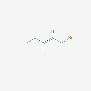 molecular formula C6H11B B3332057 1-bromo-3-methylpent-2-ene CAS No. 869-72-7